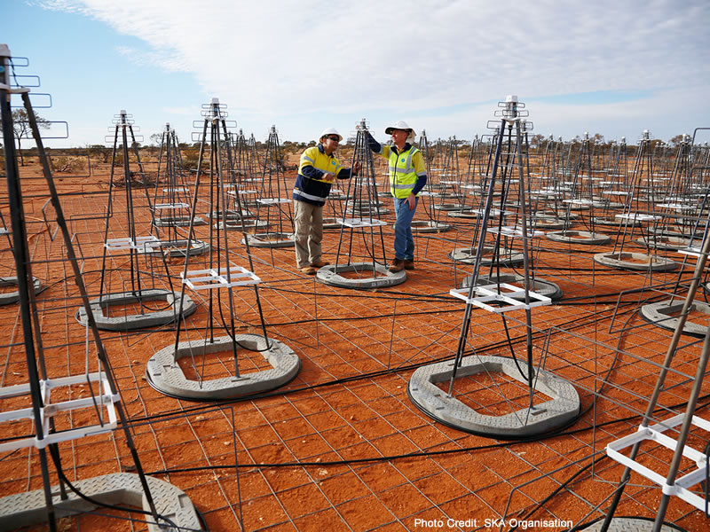 Low-frequency Aperture Array, Square Kilometer Array, Australia