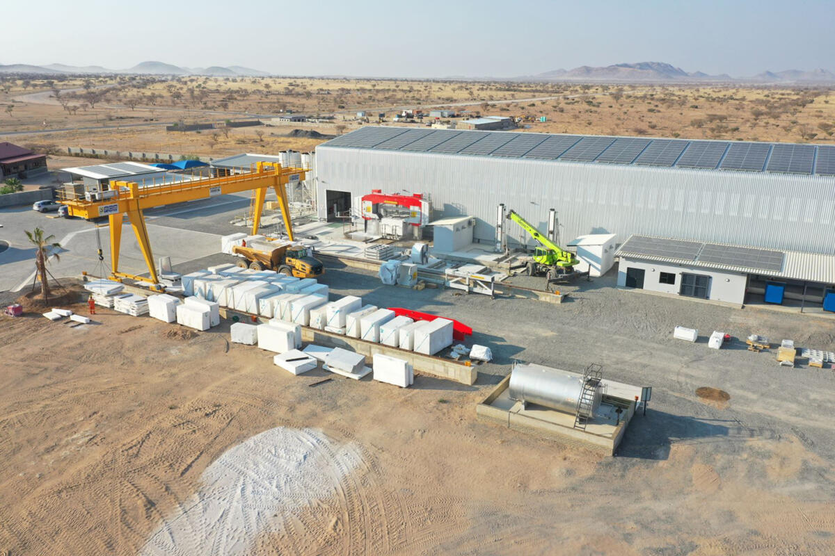 Namibian marble factory